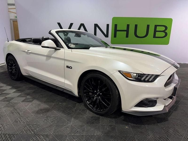 White Used 2017 Ford Mustang GT Cabriolet | £23,995 (Super price) - Image 1/4