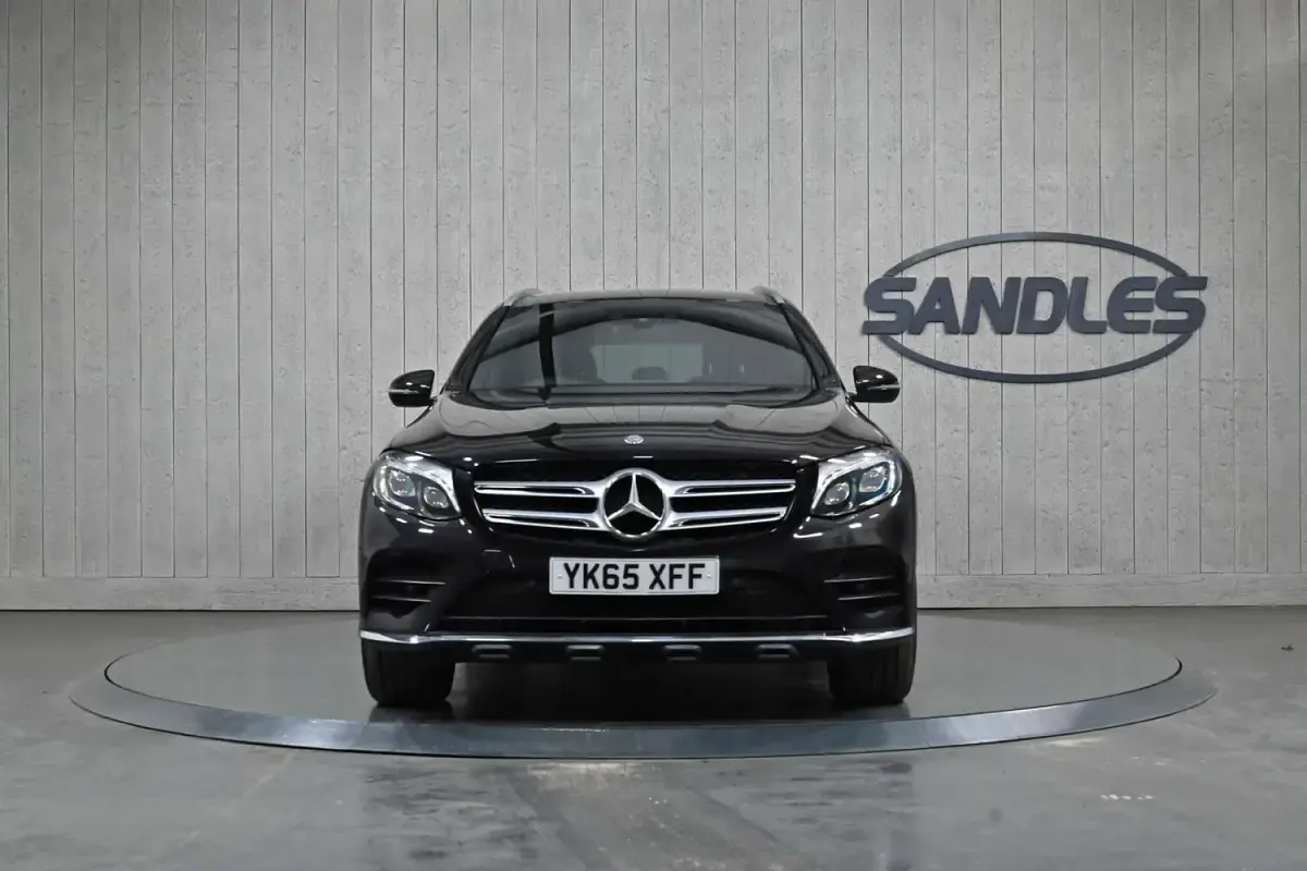 Used Mercedes GLC220 AMG Line Premium 170 HP (125 kW) 2016 Black SUV