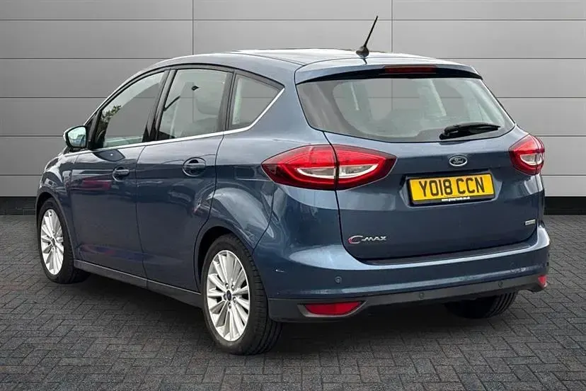 Begagnad Ford C-MAX Titanium 125 HK (91 kW) 2018 Blå Minibuss