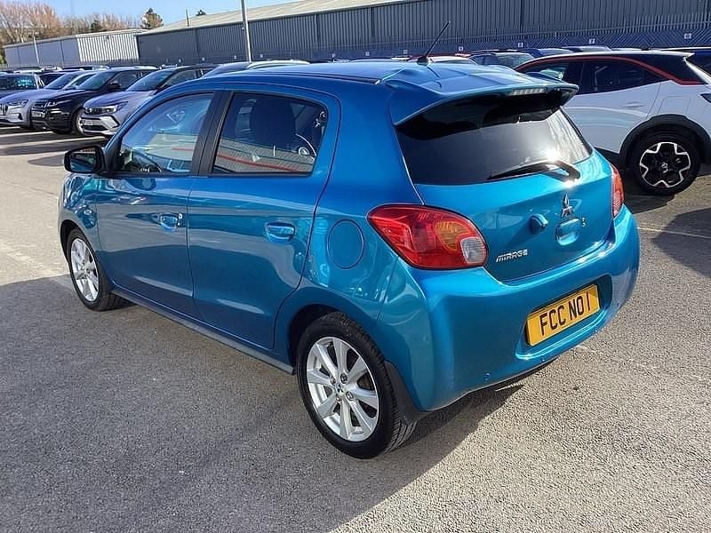 Used Mitsubishi Mirage 79 HP (58 kW) 2016 Blue Hatchback