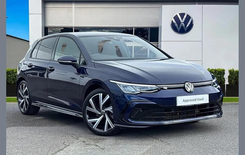 Blue Used 2023 VW Golf VIII R-line Hatchback | £24,289 (Fair price) - Image 1/4