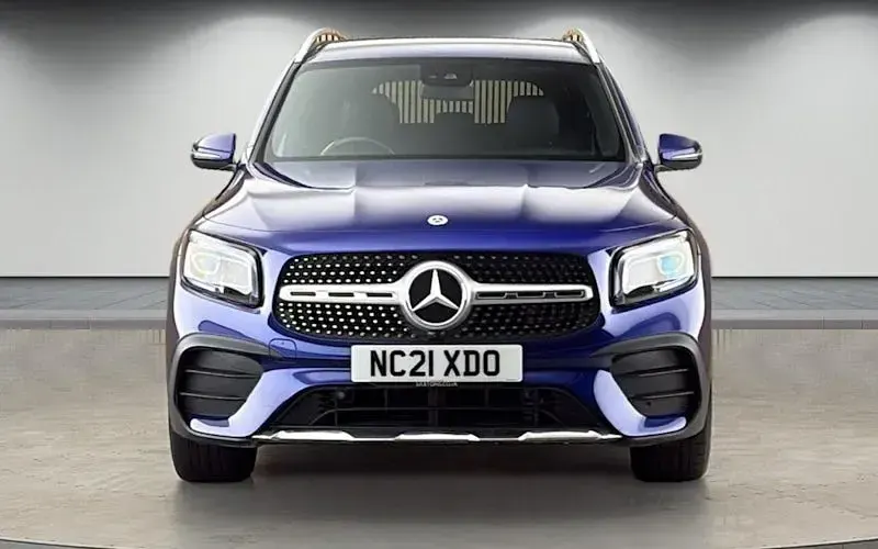 Used Mercedes GLB200 AMG line 163 HP (119 kW) 2021 Galaxy blue SUV