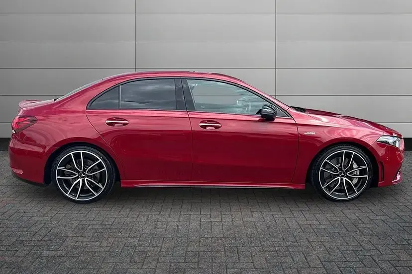 Used Mercedes A35 AMG Premium 302 HP (222 kW) 2022 Patagonia red Sedan