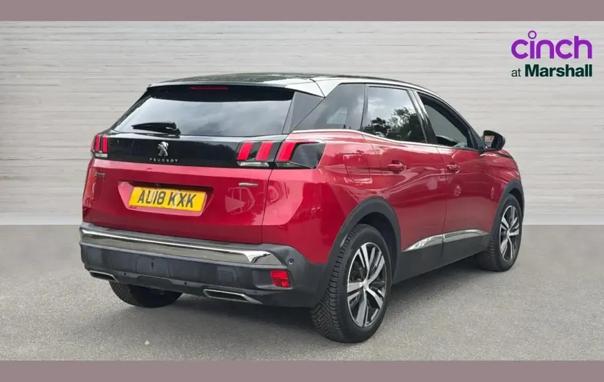 Used Peugeot 3008 GT-line 117 HP (86 kW) 2018 Red SUV