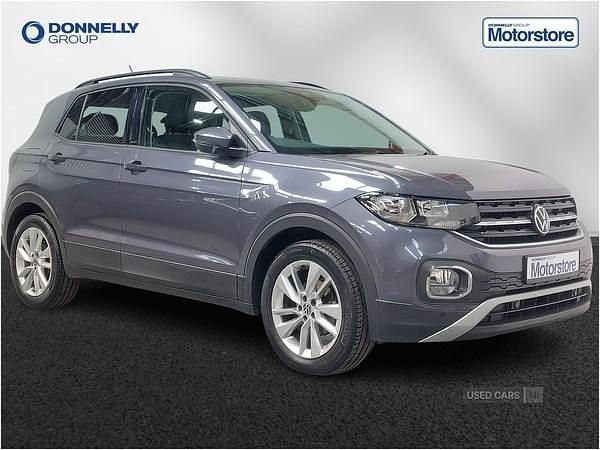 Grey Used 2022 VW T-Cross Active SUV | £16,495 (Fair price) - Image 1/4