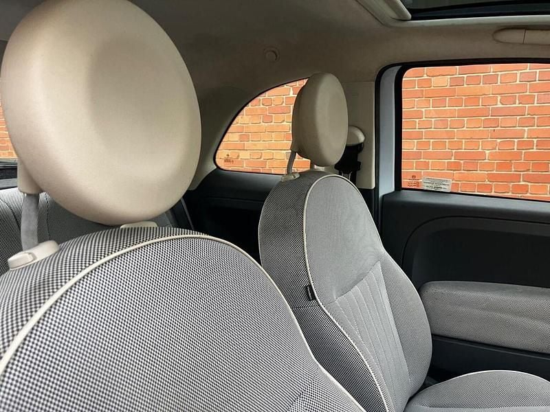 Used Fiat 500 Lounge 69 HP (50 kW) 2009 Blue Cabriolet