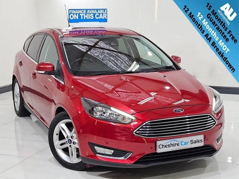 Red Used 2015 Ford Focus Titanium Hatchback | £6,395 (Fair price) - Image 1/3