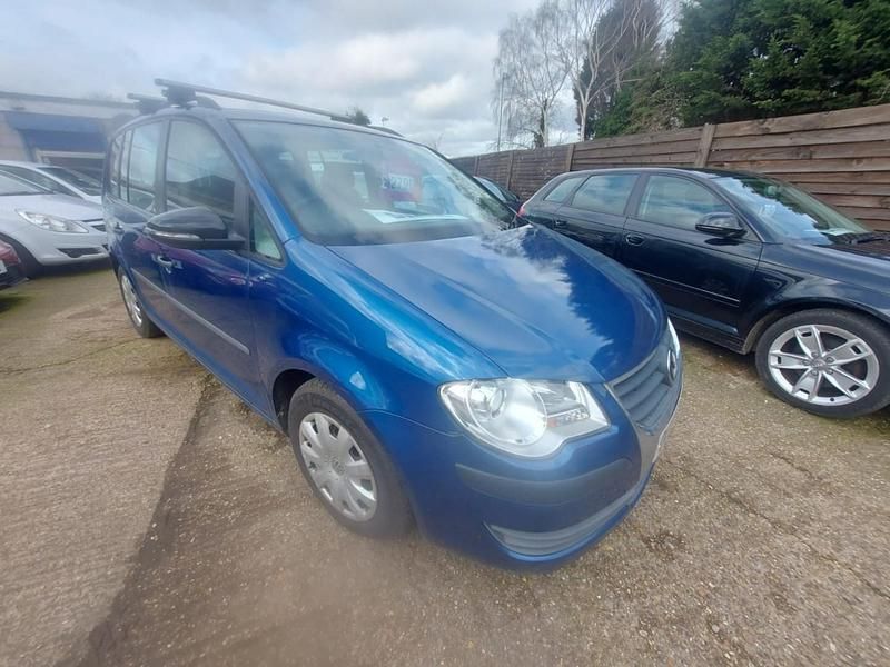 Used VW Touran S 105 HP (77 kW) 2010 Blue MPV