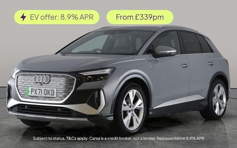 Used 2022 Audi Q4 e-tron S-Line SUV | £19,677 (Good price) - Image 1/2