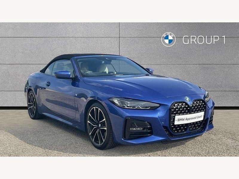 Blue Used 2022 BMW 430 Cabriolet M Sport Cabriolet | £30,995 (Expensive) - Image 1/4