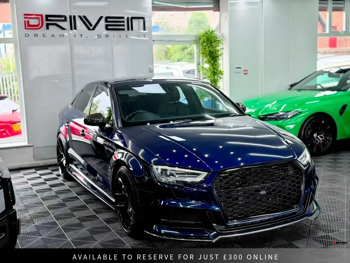 Used Audi A3 Comfort 400 HP (294 kW) 2017 Blue Sedan