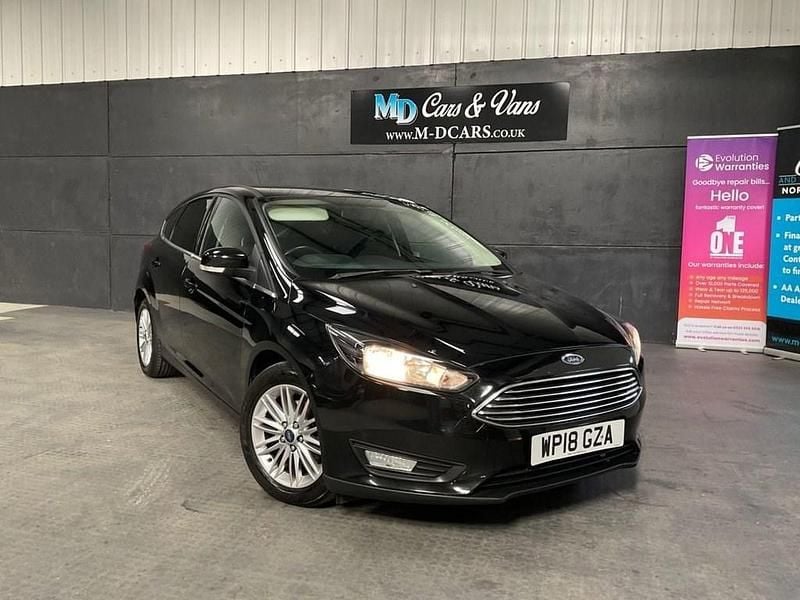 Used Ford Focus Zetec 120 HP (88 kW) 2018 Black Hatchback