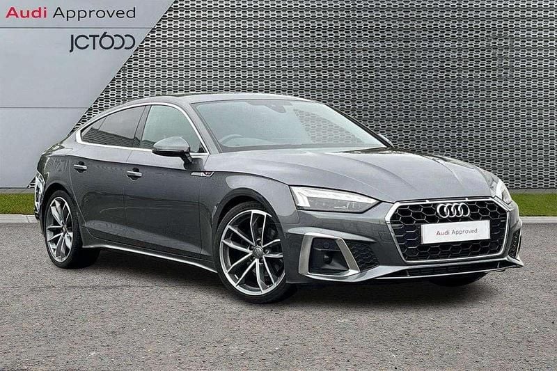 Grey Used 2021 Audi A5 Sportback S-Line Hatchback | £24,350 (Fair price) - Image 1/4