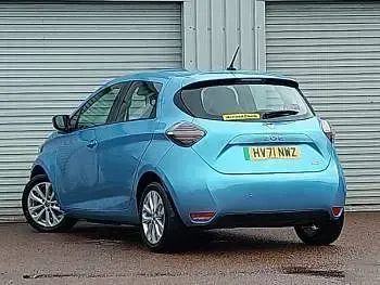 Used Renault Zoe Iconic 100 kW (136 HP) 2021 Blue Hatchback