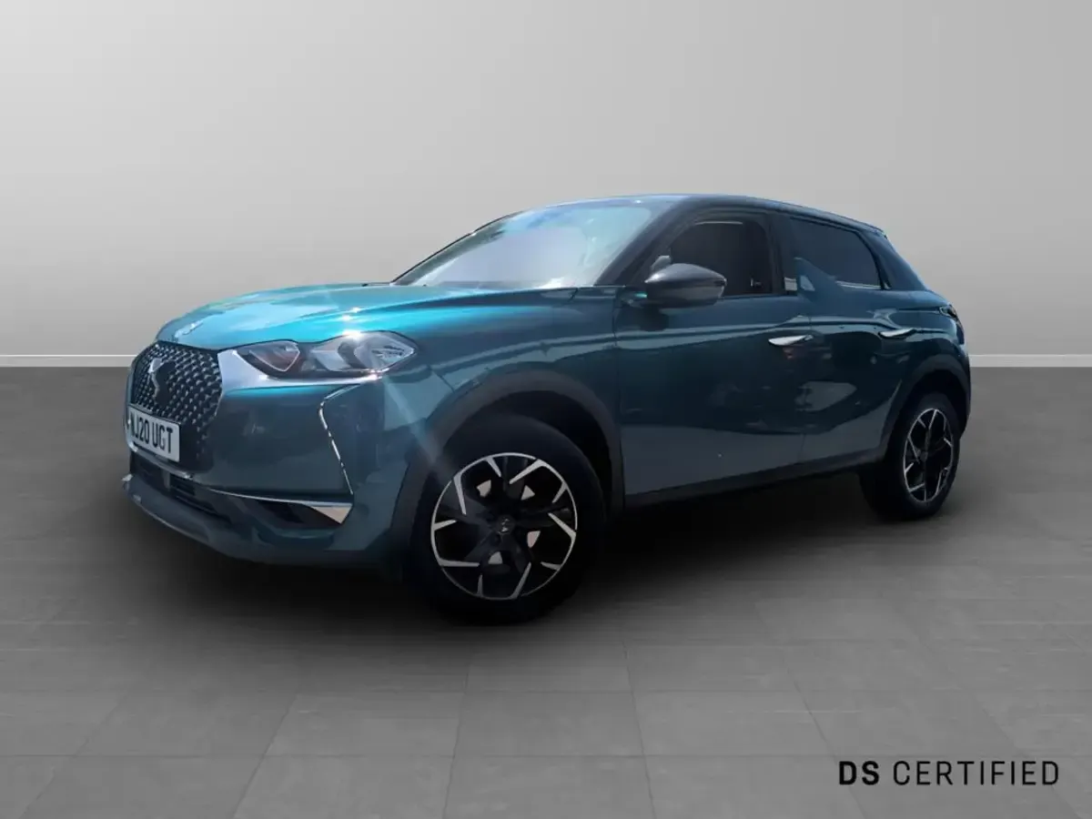 Used DS Automobiles DS3 Crossback Prestige 100 HP (73 kW) 2020 Blue SUV