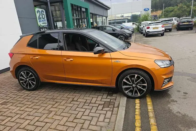 Used Skoda Fabia Monte Carlo 85 HP (62 kW) 2024 Orange Hatchback