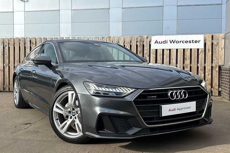 Grey Used 2022 Audi A7 S-Line Hatchback | £29,691 (Good price) - Image 1/4
