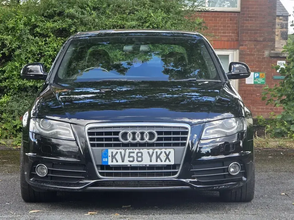 Used Audi A4 S-Line 140 HP (102 kW) 2008 Black Sedan
