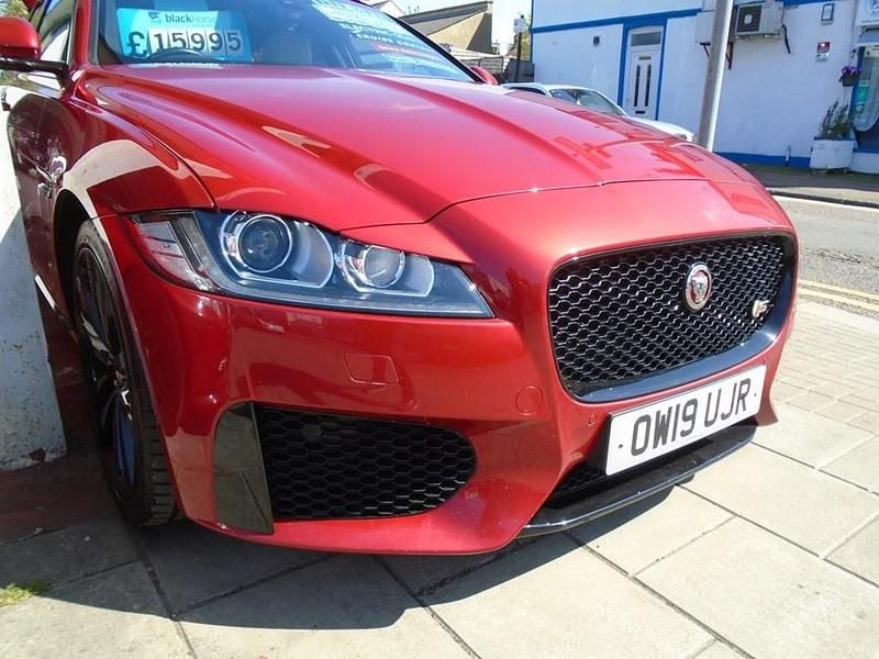 Used Jaguar XF S 300 HP (220 kW) 2019 Red Estate