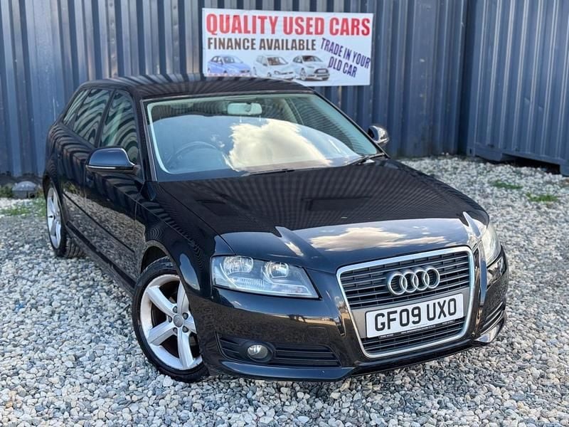 Black Used 2009 Audi A3 Comfort Hatchback | £1,990 (Fair price) - Image 1/4