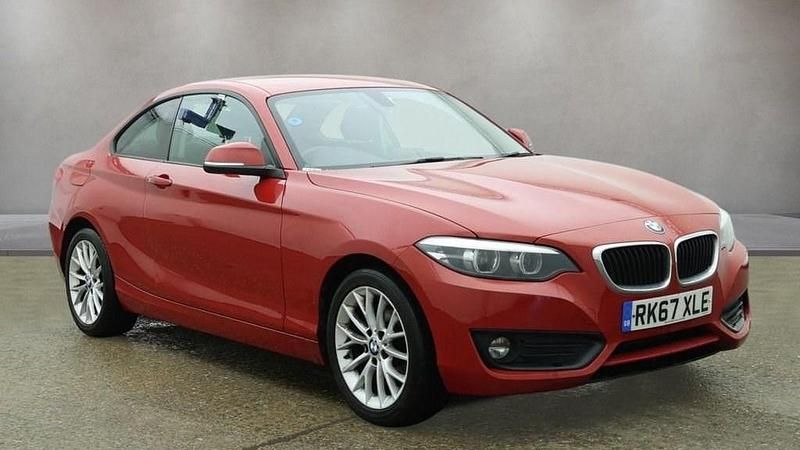 Used BMW 218 Sport Line 136 HP (100 kW) 2017 Red Coupe