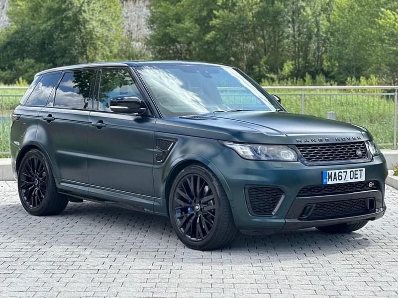 Green Used 2017 Land Rover Range Rover Sport SVR SUV | £33,990 (Super price) - Image 1/4