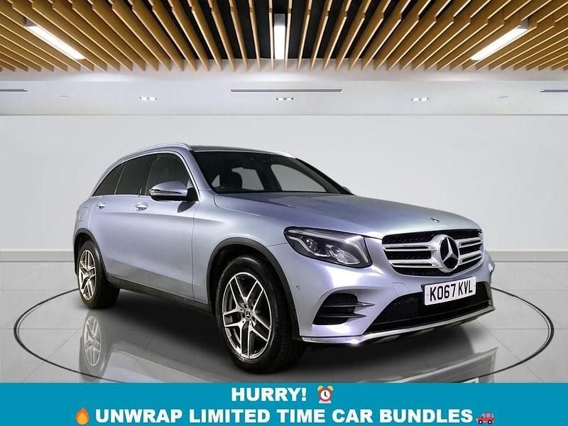 Silver Used 2018 Mercedes GLC220 AMG line Estate | £15,549 (Good price) - Image 1/4
