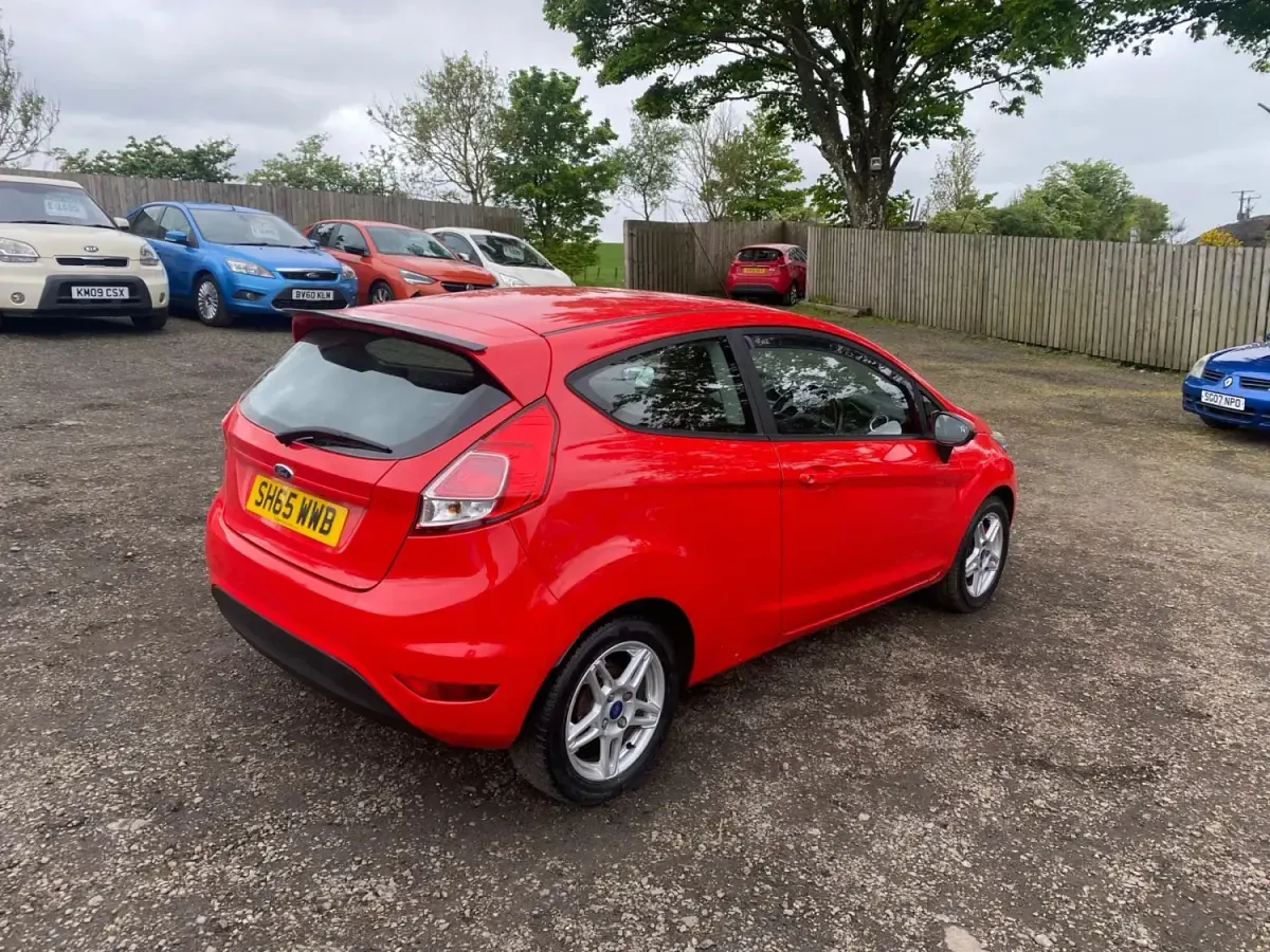 Used Ford Fiesta Zetec 2016 Red Hatchback