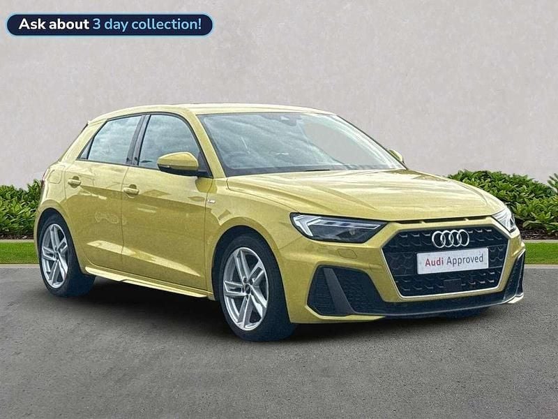 Yellow Used 2022 Audi A1 S-Line Hatchback | £18,019 (Fair price) - Image 1/4