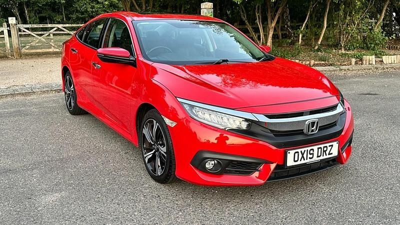 Red Used 2019 Honda Civic EX Sedan | £7,975 (Super price) - Image 1/4