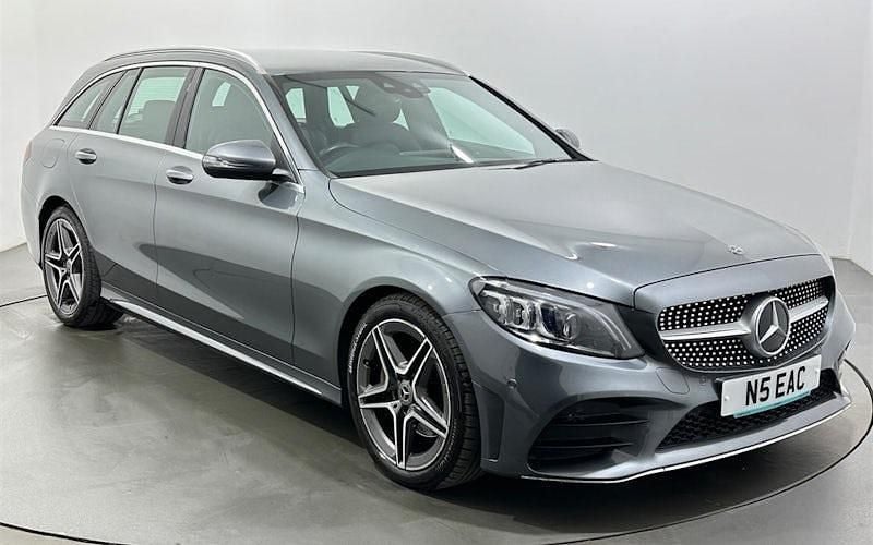 Used Mercedes C220 AMG Line Premium 194 HP (142 kW) 2019 Grey Estate