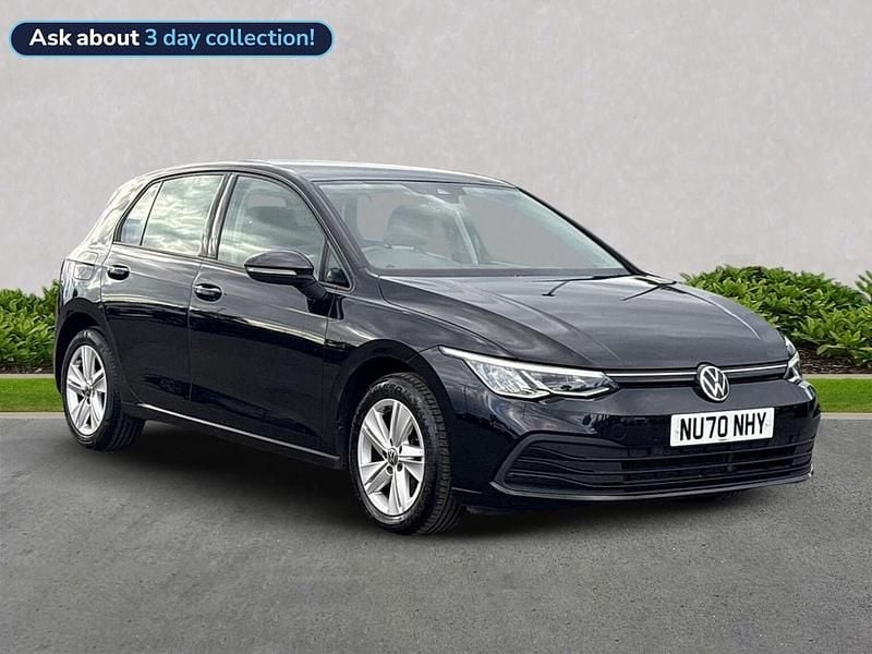 Black Used 2020 VW Golf VII Life Hatchback | £13,174 (A bit pricey) - Image 1/4