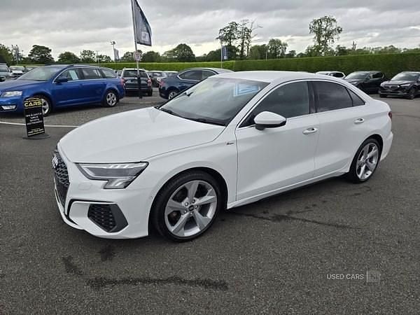 Used Audi A3 S-Line 2021 White Sedan