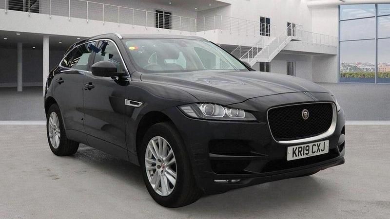 Black Used 2019 Jaguar F-Pace Portfolio SUV | £15,250 (Fair price) - Image 1/4