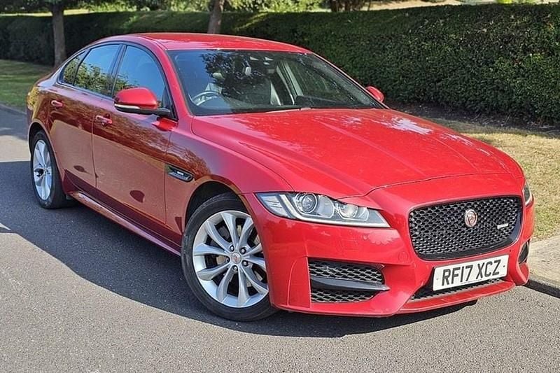 Red Used 2017 Jaguar XF R-Sport Sedan | £5,990 (Fair price) - Image 1/1