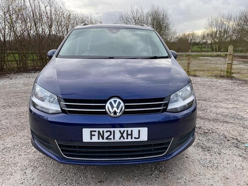 Used VW Sharan SE 150 HP (110 kW) 2021 Blue MPV
