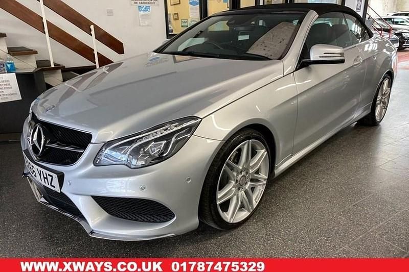 Silver Used 2016 Mercedes E220 AMG line Cabriolet | £12,900 (Fair price) - Image 1/1