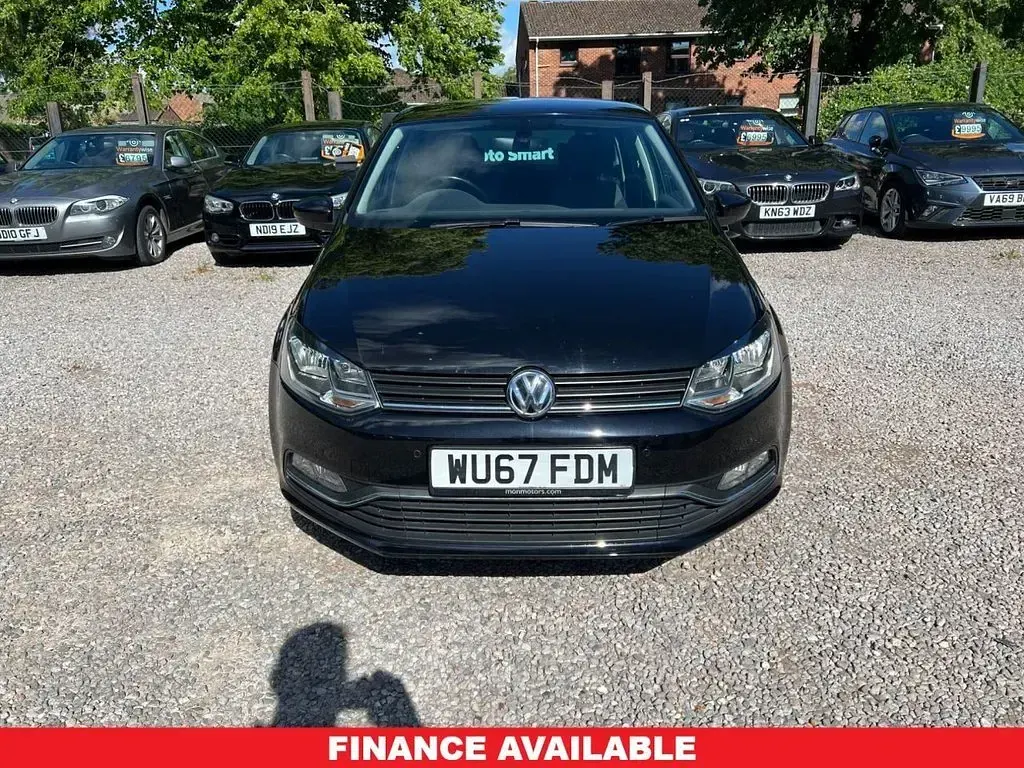 Used VW Polo Edition 90 HP (66 kW) 2017 Black Hatchback
