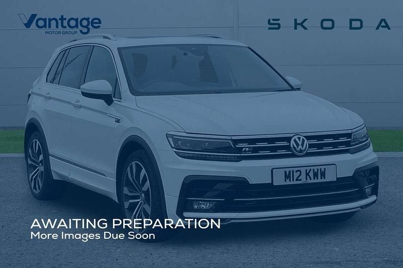 White Used 2018 VW Tiguan R-line SUV | £22,790 (Fair price) - Image 1/4