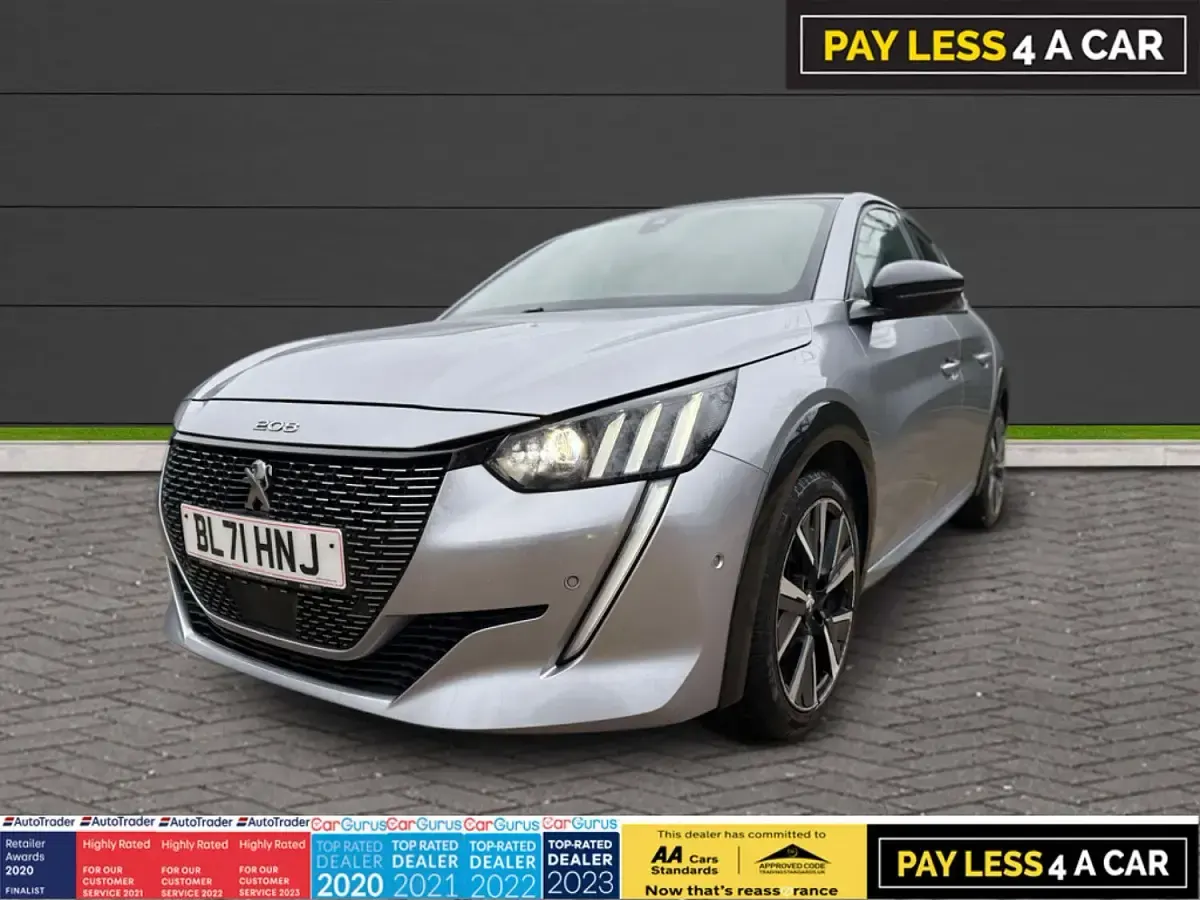 Used Peugeot 208 GT-line 100 HP (73 kW) 2022 Grey Hatchback