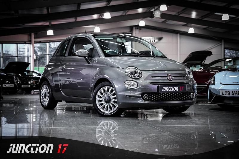Grey Used 2021 Fiat 500 Lounge Hatchback | £8,975 (Good price) - Image 1/3