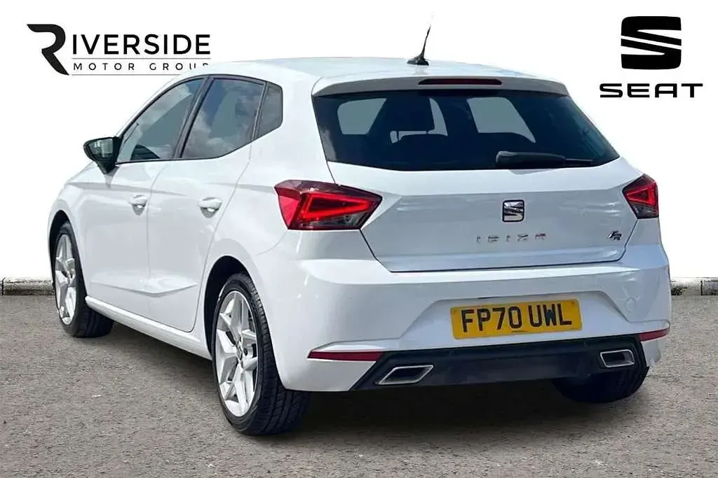 Used Seat Ibiza FR 95 HP (69 kW) 2020 White Hatchback