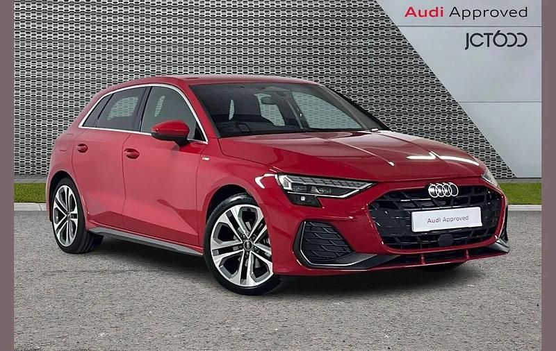 New Audi A3 S-Line 147 HP (108 kW) 2025 Red Hatchback