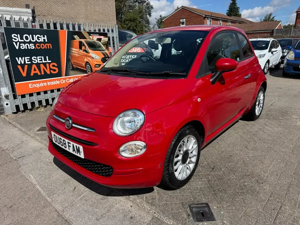 Used Fiat 500 Pop Star 69 HP (50 kW) 2018 Red Hatchback