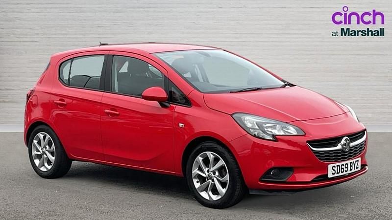 Used Vauxhall Corsa 90 HP (66 kW) 2019 Red Hatchback