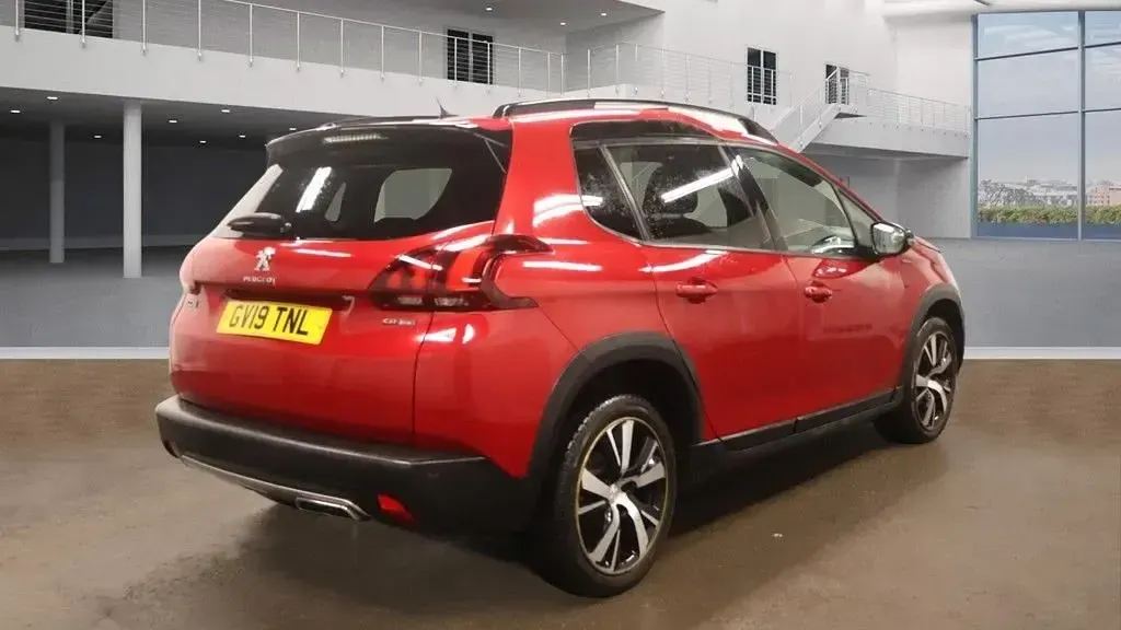 Used Peugeot 2008 GT-line 110 HP (80 kW) 2019 Red SUV