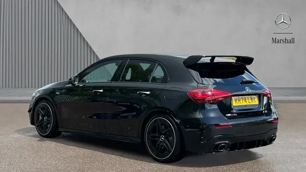 Used Mercedes A35 AMG Premium Plus 306 HP (225 kW) 2024 Cosmos black metallic
