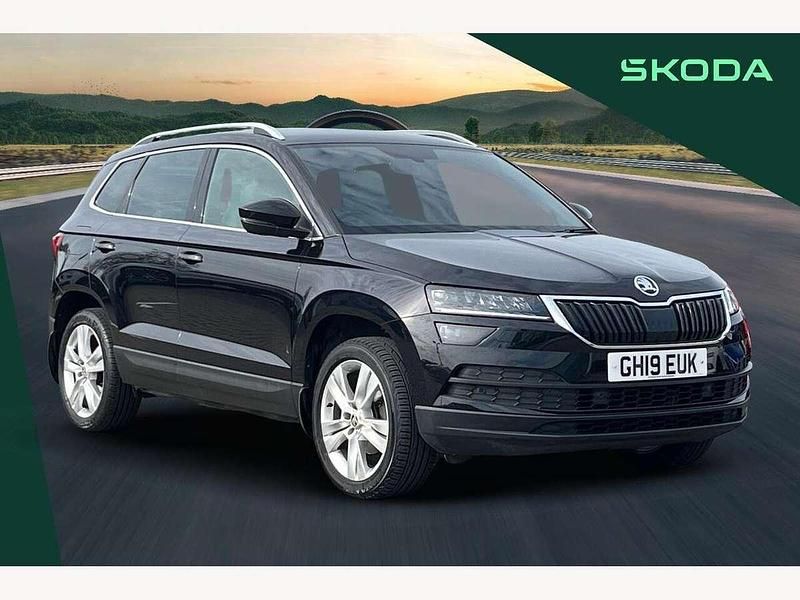 Black Used 2019 Skoda Karoq SE L SUV | £17,995 (Fair price) - Image 1/2