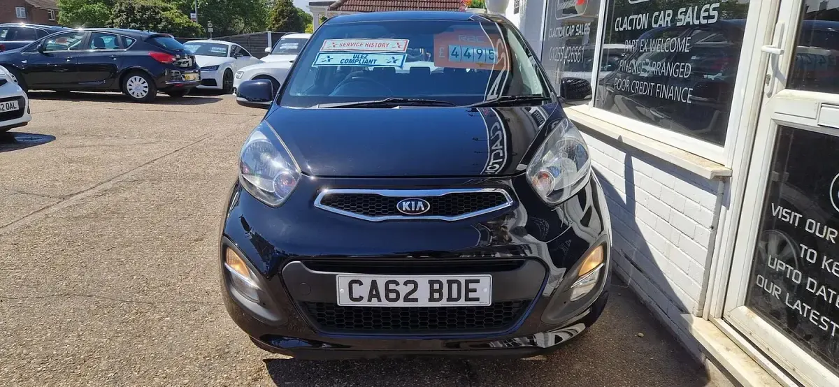 Used Kia Picanto 68 HP (50 kW) 2012 Black Hatchback
