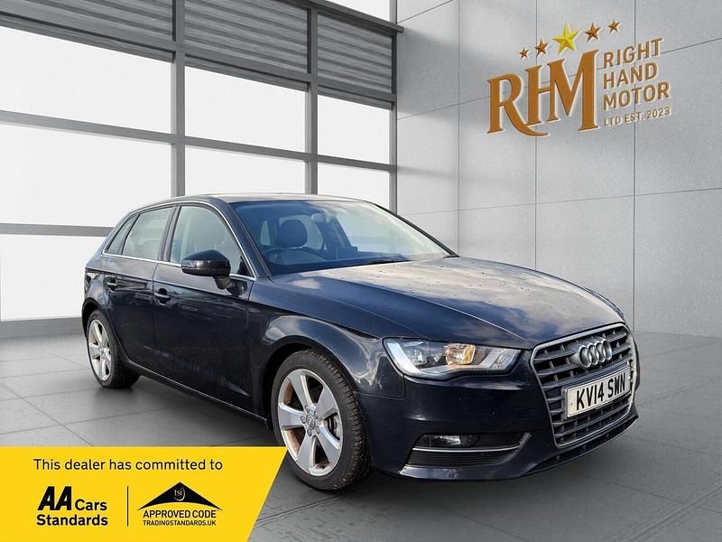 Black Used 2014 Audi A3 Sport Hatchback | £6,295 (Good price) - Image 1/4